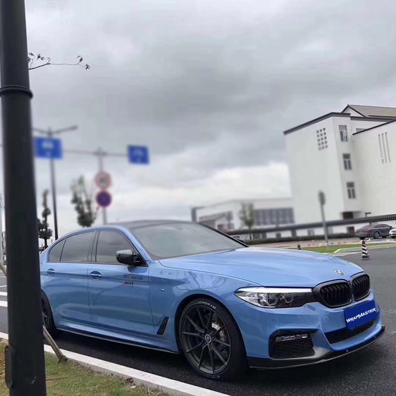 Gloss Abudhabi Blue Car Wrap Design