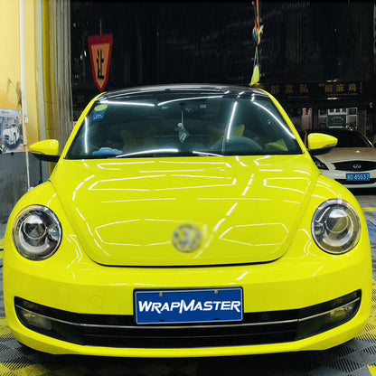 Gloss Lemon Yellow Vinyl Wrap
