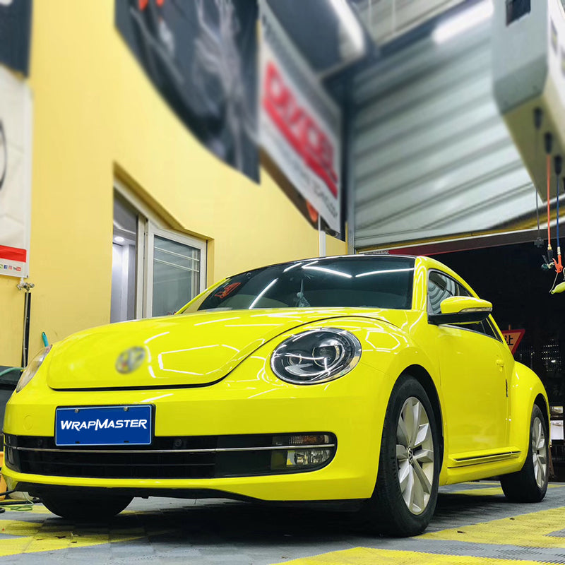 Gloss Lemon Yellow Vinyl Wrap