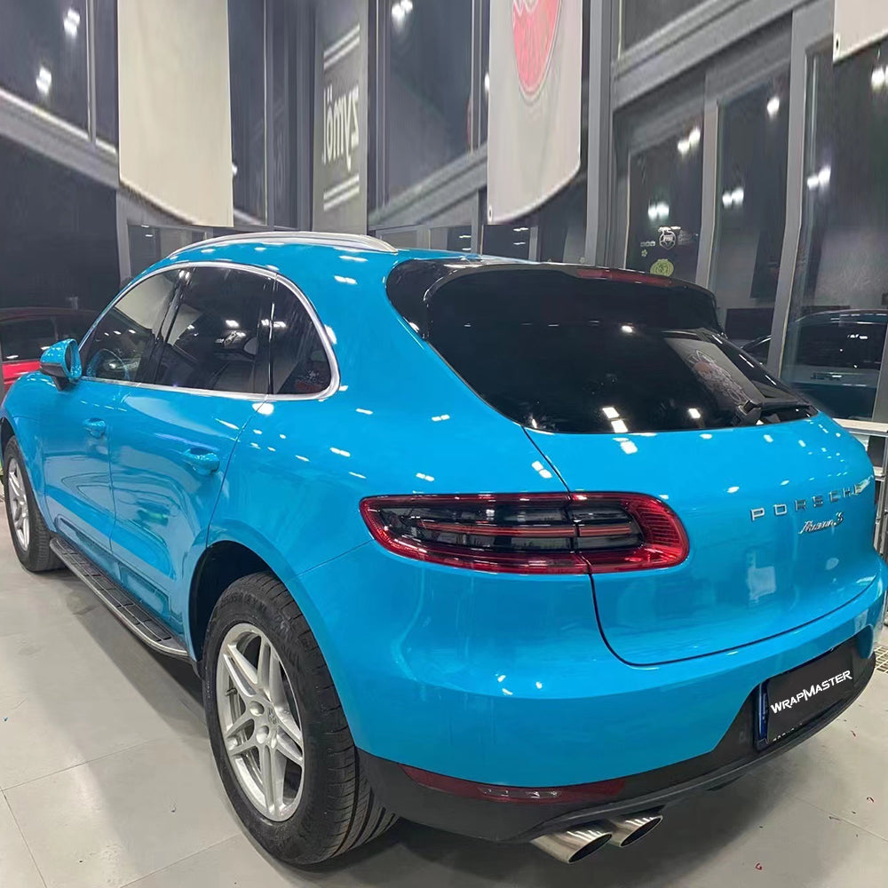 Gloss Miami Blue Vehicle Car Wrap Cost