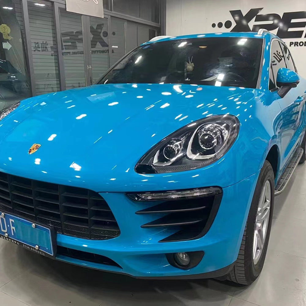 Gloss Miami Blue Vehicle Car Wrap Cost