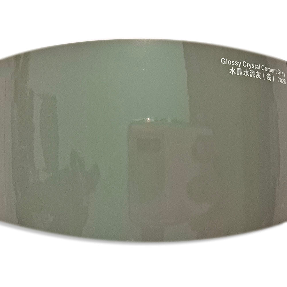 Gloss Cement Grey Vinyl Wrap