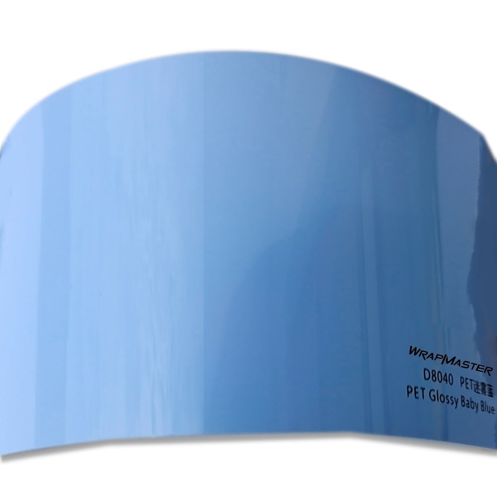 Glossy Cystal Haze Blue Vinyl Car Wrap