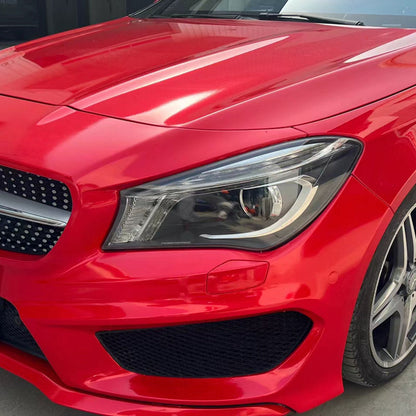 Gloss Metallic Fiery Red Vinyl Wrap