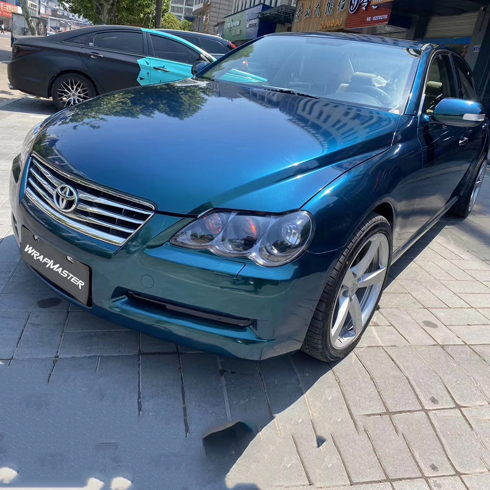 Gloss Metallic Jazz Blue Car Vinyl Wraps