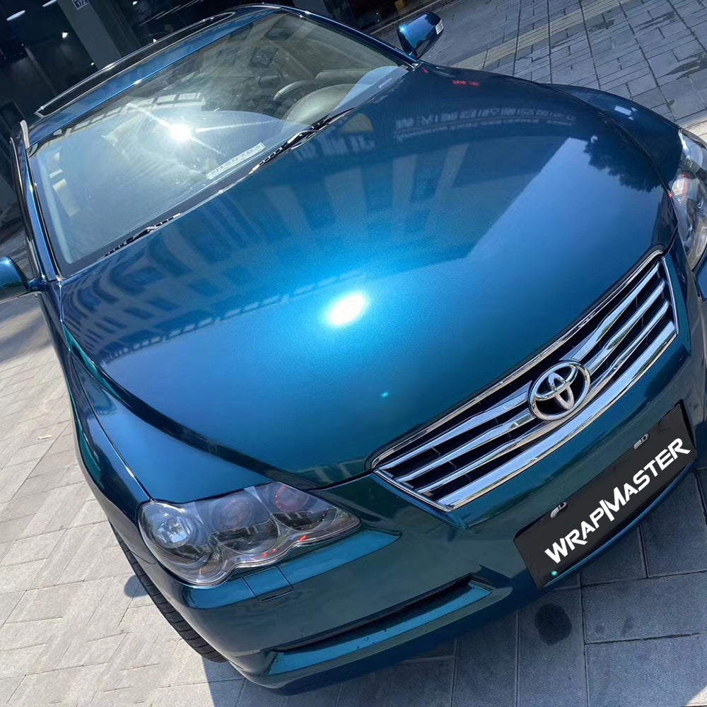 Gloss Metallic Jazz Blue Car Vinyl Wraps