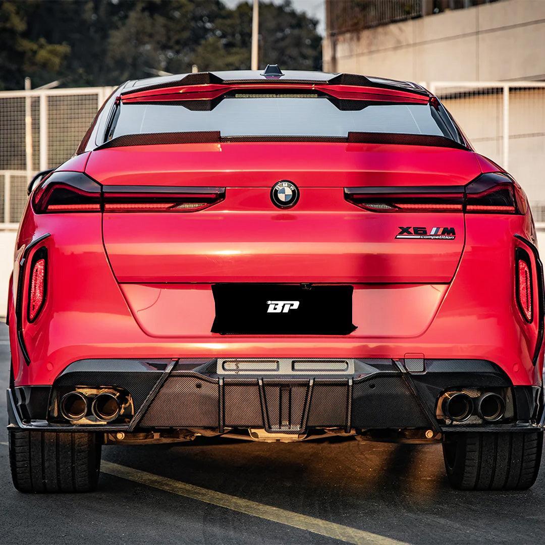 SQ Style Carbon Fiber Roof Spoiler - BMW G06 X6 & F96 X6M