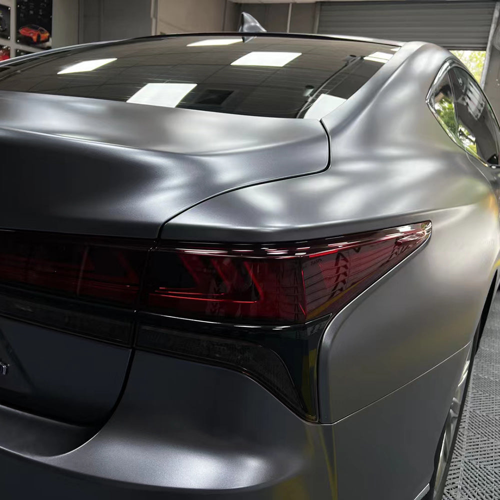 Satin Grey Wrap Metallic Car
