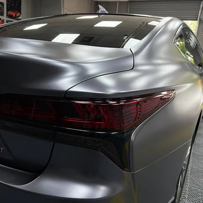 Satin Grey Wrap Metallic Car