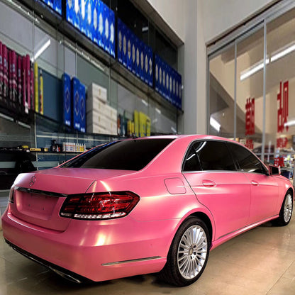 Satin Pink Wrap Metallic Vinyl