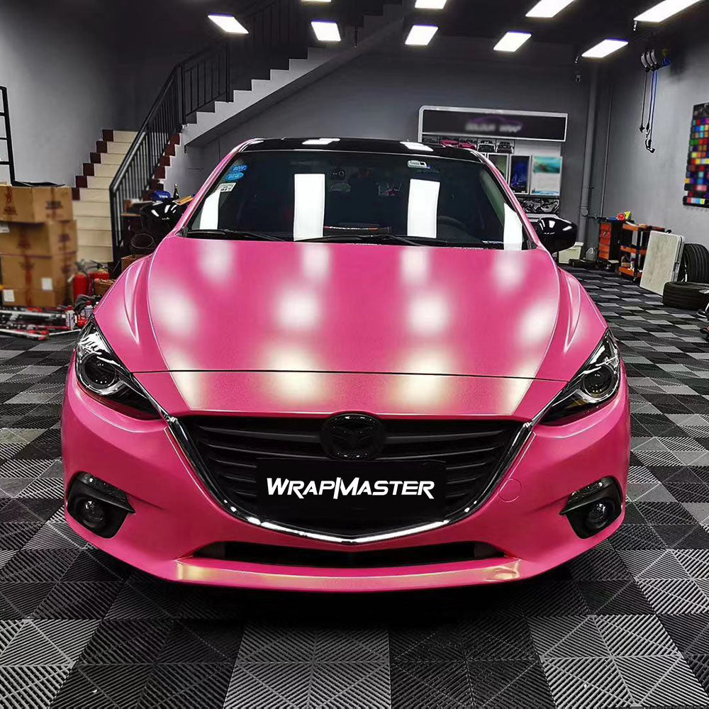 Satin Pink Wrap Metallic Vinyl