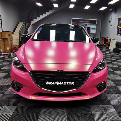 Satin Pink Wrap Metallic Vinyl