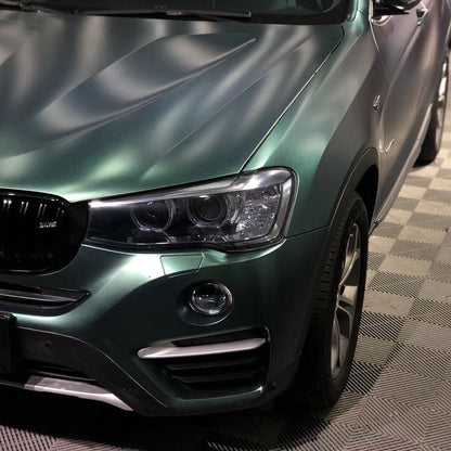 Satin Metallic Green Vinyl Wrap