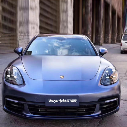 Satin Matte Midnight Blue Metallic