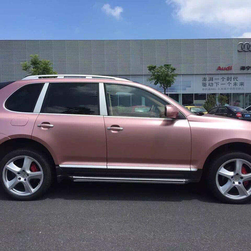 Satin Metallic Pearl Car Wrap