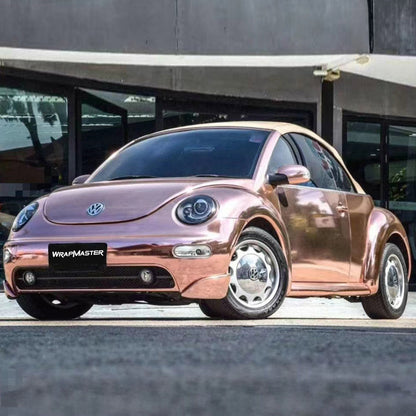 Super Mirror Chrome Rose Gold High Stretch Vinyl Wrap