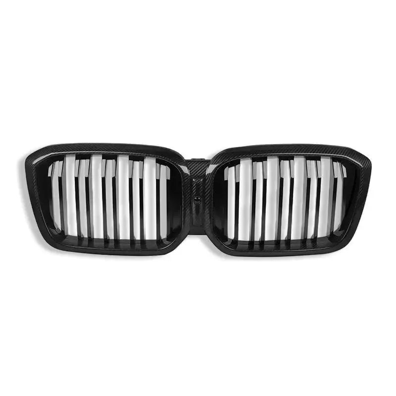 SQ Style Carbon Fiber Dual Slat Front Grilles - BMW F97 X3M LCI