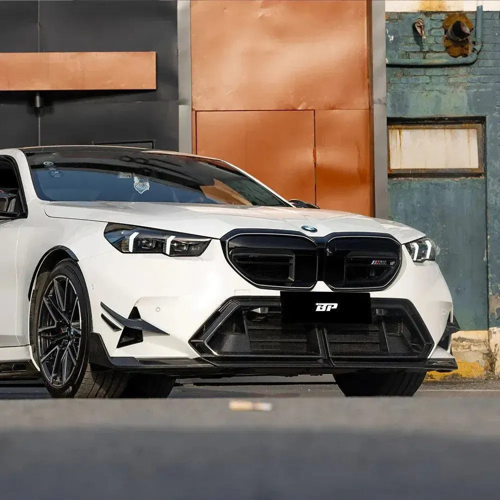 SQ Style Carbon Fiber Front Bumper Center Trim - BMW G90/G99 M5