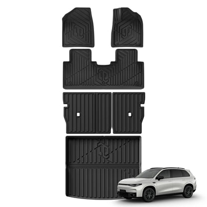 Custom TPE All-Weather Floor Mats for 2024-2025 Leapmotor C10 (Right-Hand Drive)