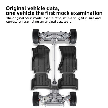 Custom TPE All-Weather Floor Mats for 2024-2026 Chevrolet Trax with Cargo Liner (Left-Hand Drive)