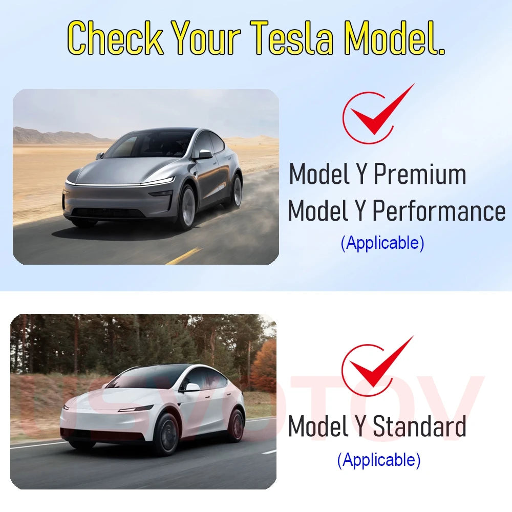 For Tesla Model Y Juniper 2026 2025 Dashboard Cover Pad Suede Sunshade Protector Anti-UV Dash Mat Non-slip Pads Car Accessories