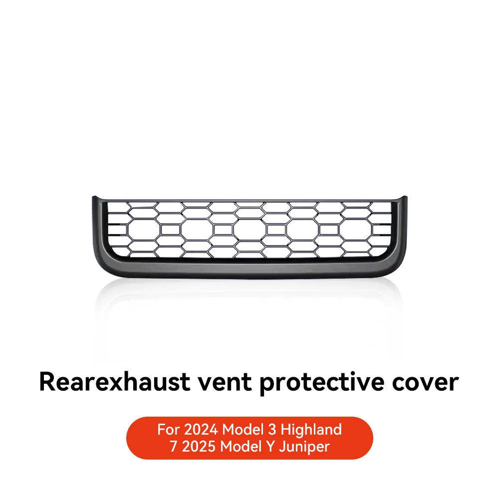 YZ For Tesla Model 3/Y Highland Juniper Rear Center Console Air Outlet Cover Vent Outlet Dust Cover Car Styling Accessories