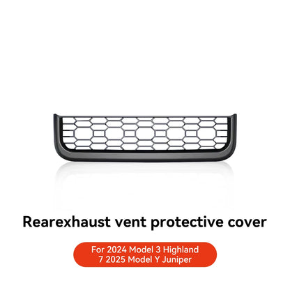 YZ For Tesla Model 3/Y Highland Juniper Rear Center Console Air Outlet Cover Vent Outlet Dust Cover Car Styling Accessories