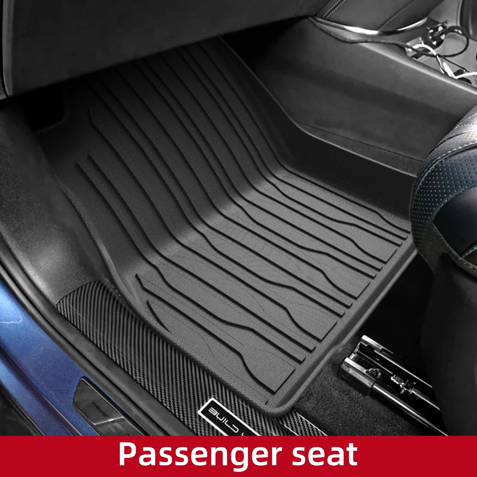 Custom TPE All-Weather Floor Mats for 2024-2025 BYD Sealion 7 EV (Right-Hand Drive)