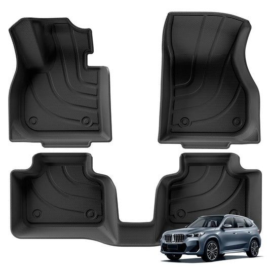 Custom TPE All-Weather Floor Mats for 2023-2026 BMW X1 (EU Version, Left-Hand Drive)