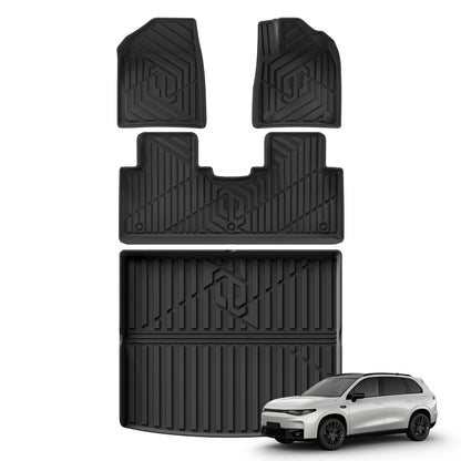 Custom TPE All-Weather Floor Mats for 2024-2025 Leapmotor C10 (Right-Hand Drive)