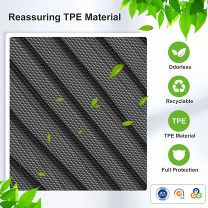 Custom TPE All-Weather Floor Mats for 2024-2026 Volvo EX30 with Cargo Liner