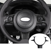 Subaru BRZ Toyota GT86 Steering wheel patch Interior parts Dry Carbon Fiber