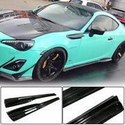 Subaru BRZ Toyota GT86 FT86 Scion FR-S 2013-2020 Side Skirts Carbon Fiber