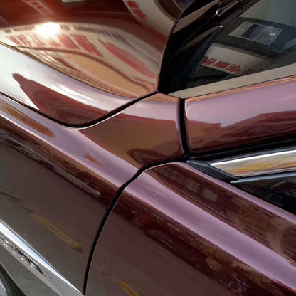 Glossy Metallic Black Rose Wrap