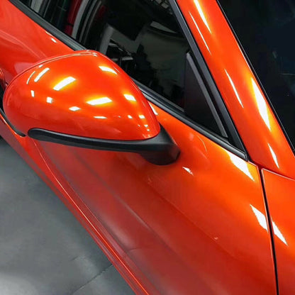 Gloss Metallic Orange Car Wrap