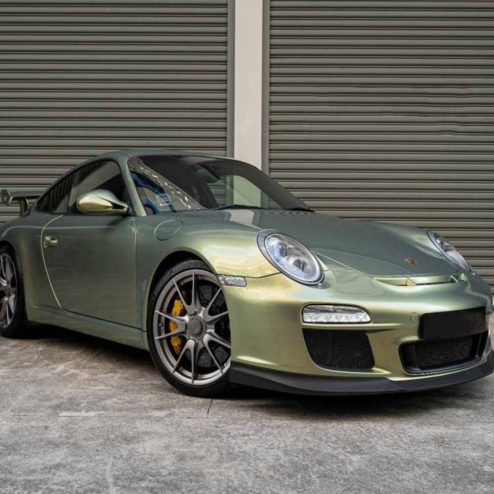 Gloss Metallic Hunter Green Wrap