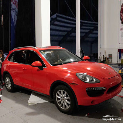 Gloss Metallic Red Vinyl Wrap Sheets