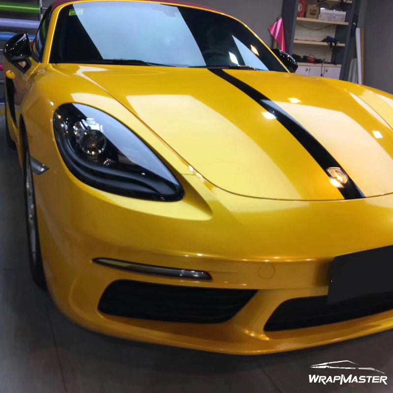 Gloss Metallic Yellow Vinyl Wrap