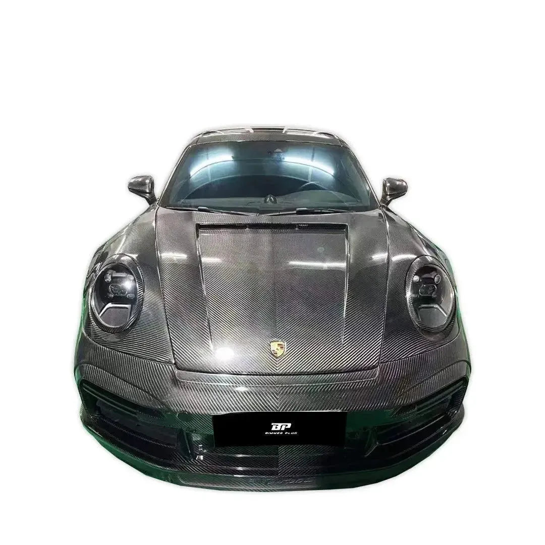 TC Stinger Style Carbon Fiber Front Bumper Kit - Porsche 992.1 911 Carrera & Carrera S