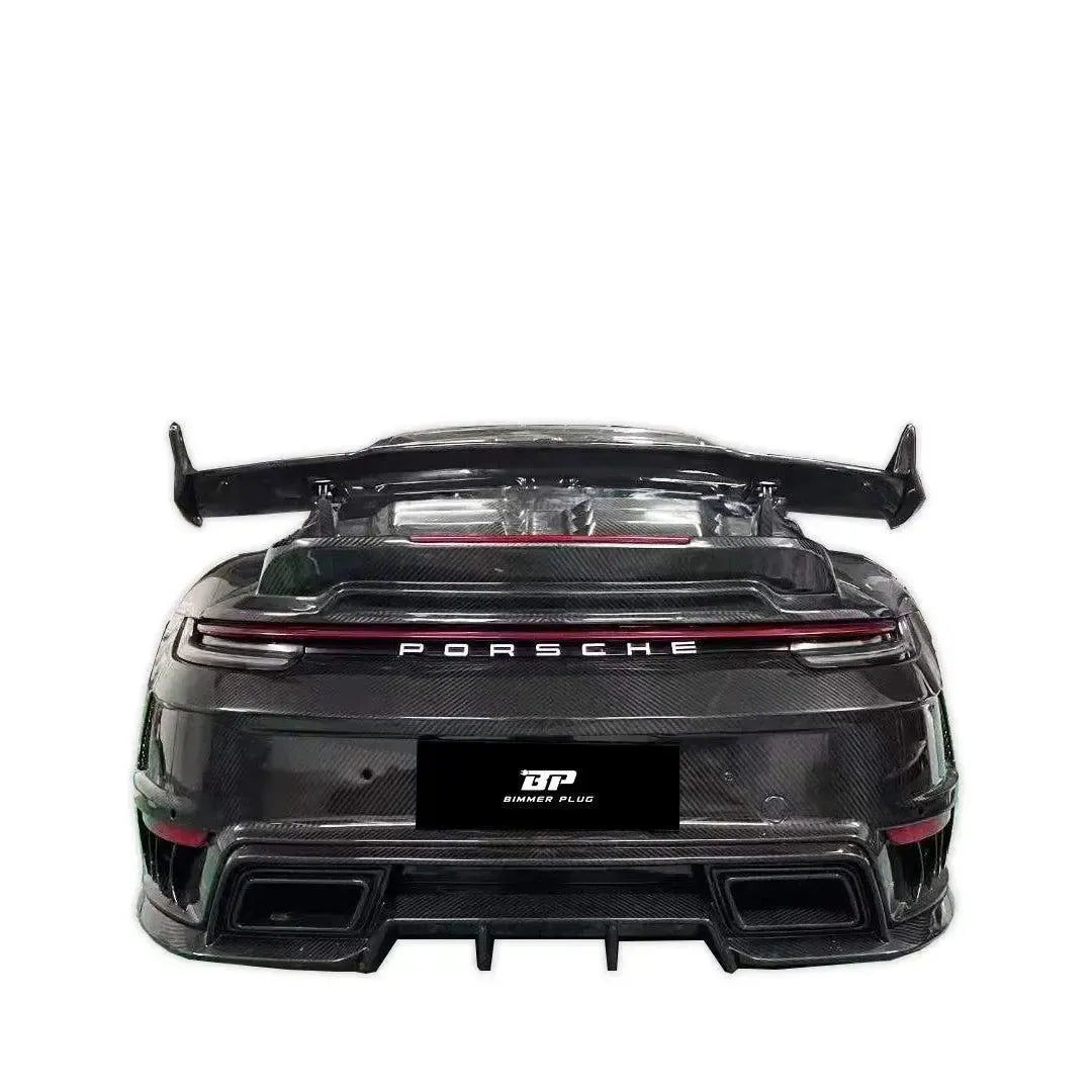TC Stinger Style Carbon Fiber Rear Wing - Porsche 992.1 911 Carrera & Carrera S