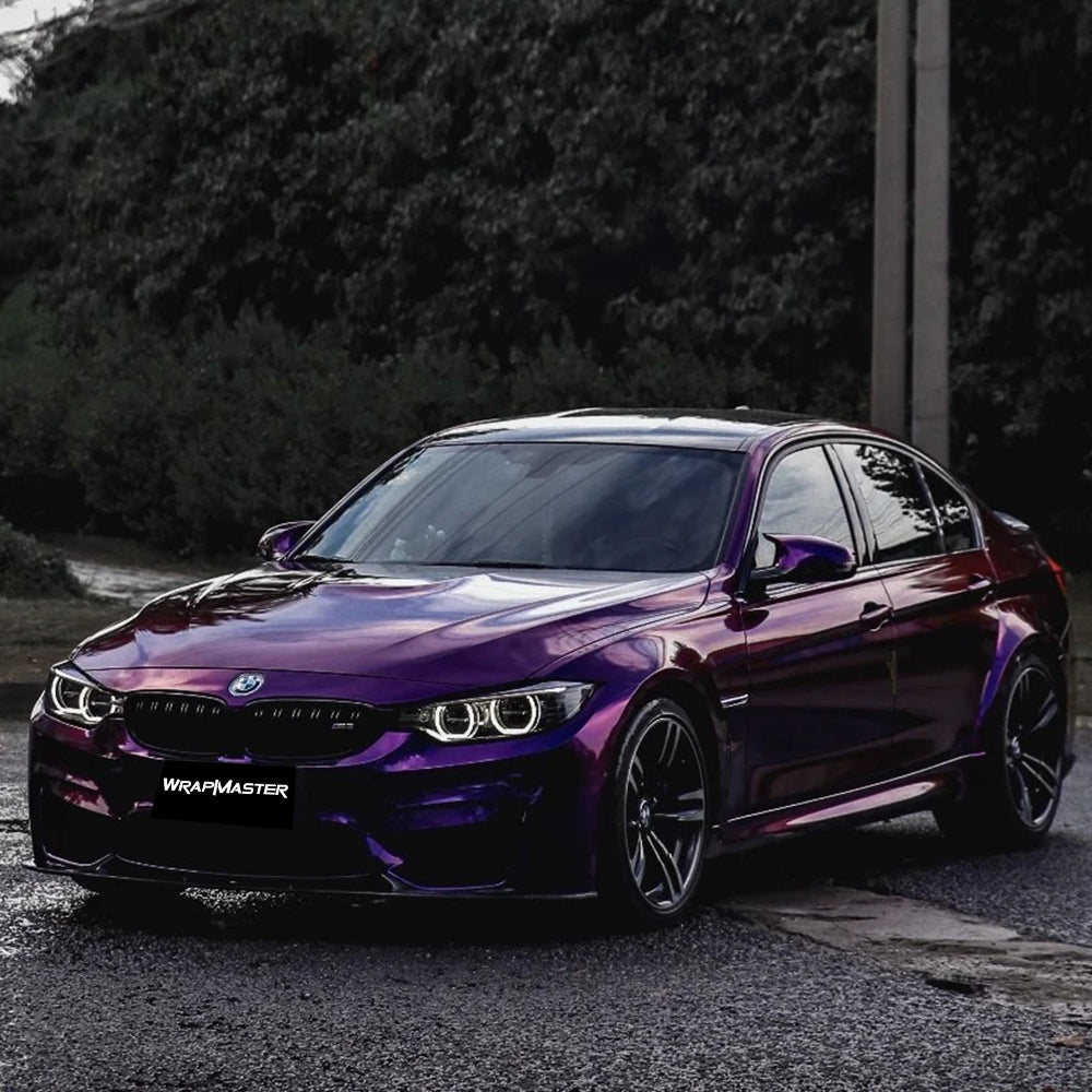 Color TPU PPF Metallic Black Purple Car Protection Film