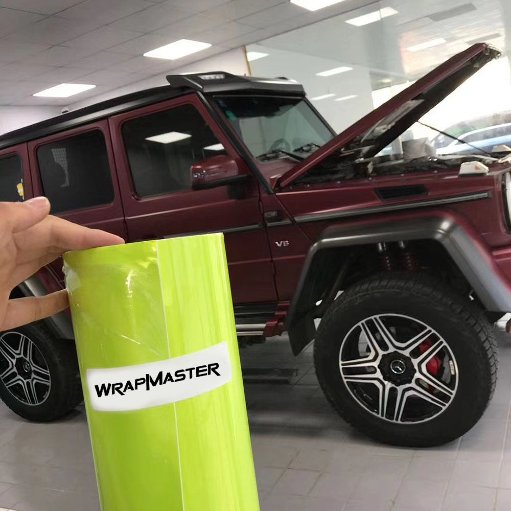 Color TPU PPF Fantasy Fluorescent Yellow Paint Protection Film