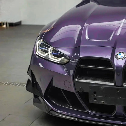 Color TPU Paint Protection Film Metallic Grey Violet PPF