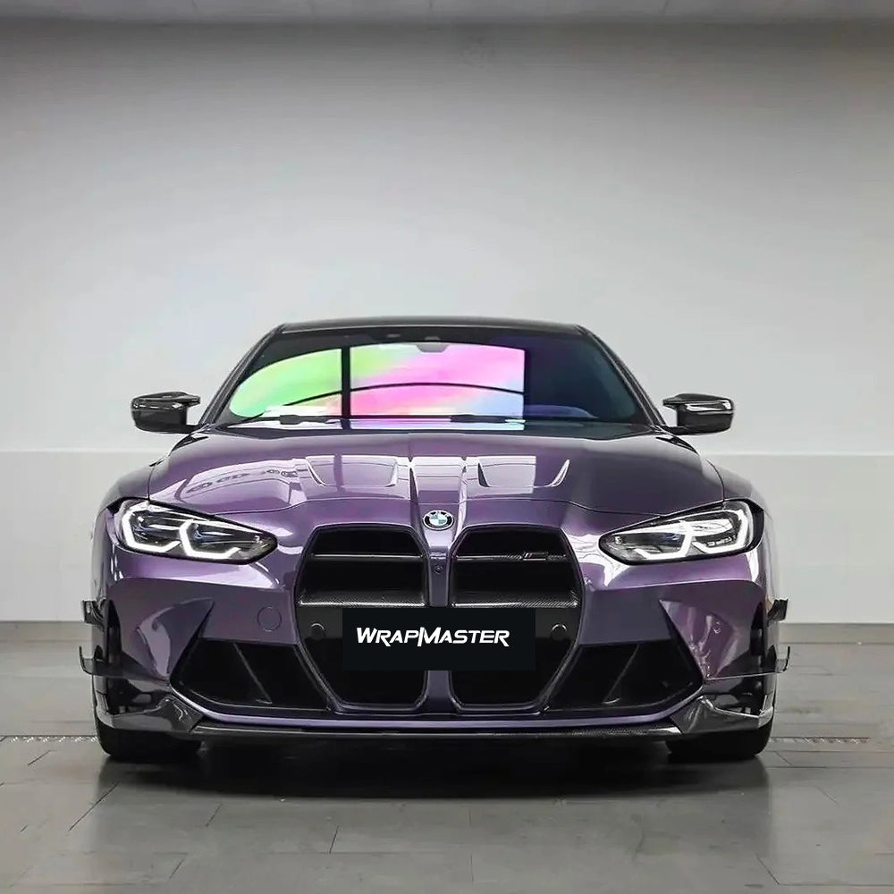 Color TPU Paint Protection Film Metallic Grey Violet PPF