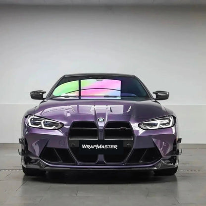 Color TPU Paint Protection Film Metallic Grey Violet PPF