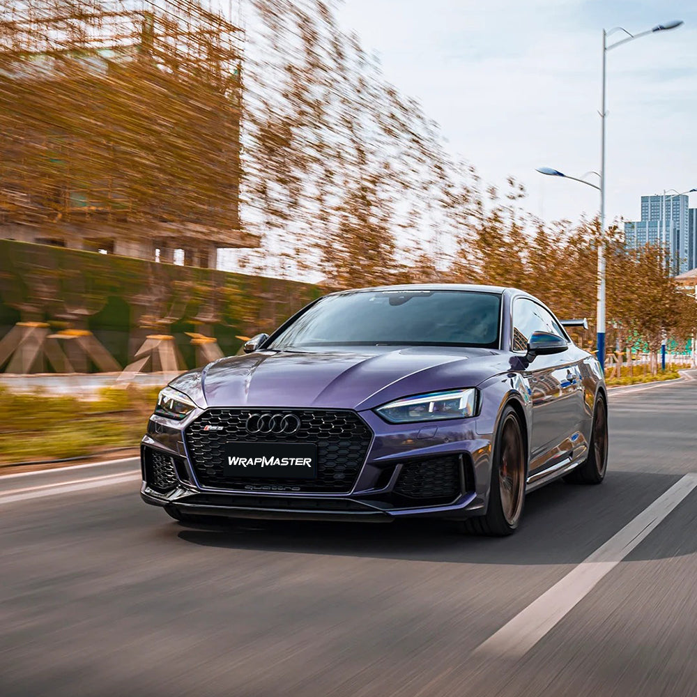 Color TPU Paint Protection Film Metallic Grey Violet PPF