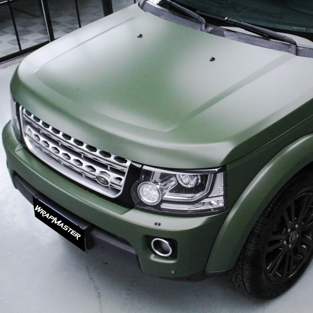 Satin Matte Army Green Color TPU PPF