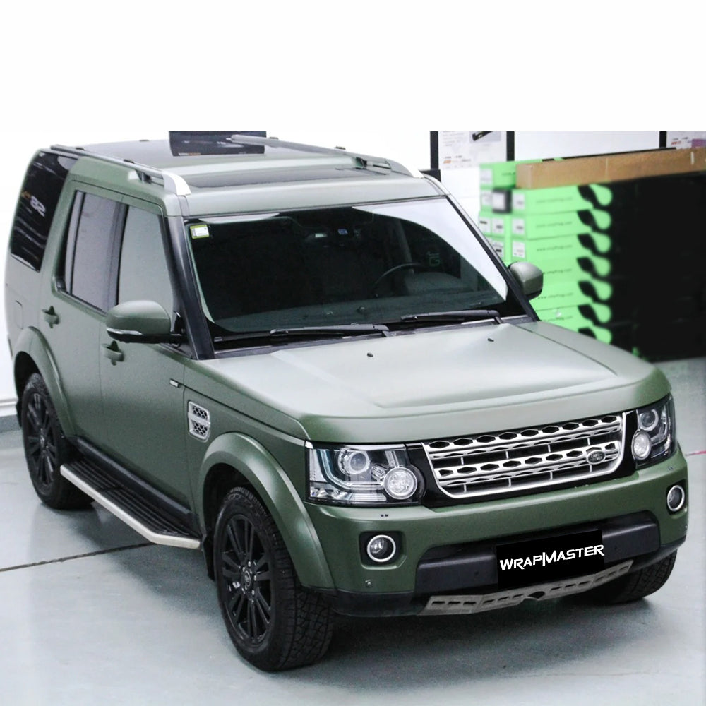Satin Matte Army Green Color TPU PPF