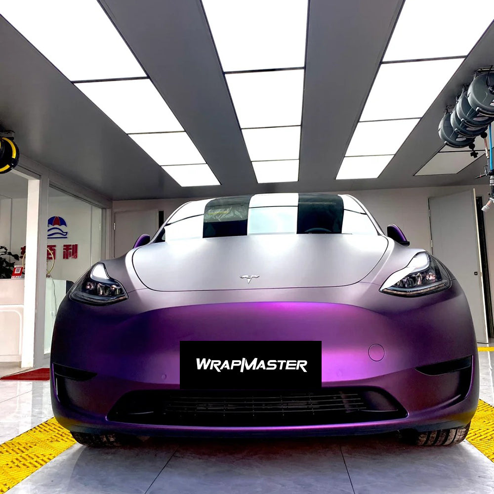Satin Black Pinot Purple Color TPU PPF