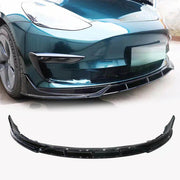 Tesla Model 3 2023-2025 Front Bumper Lip Glossy Black ABS¡ꡧ4PCS¡ê?